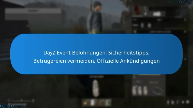 DayZ Event Belohnungen: Sicherheitstipps, Betrügereien vermeiden, Offizielle Ankündigungen
